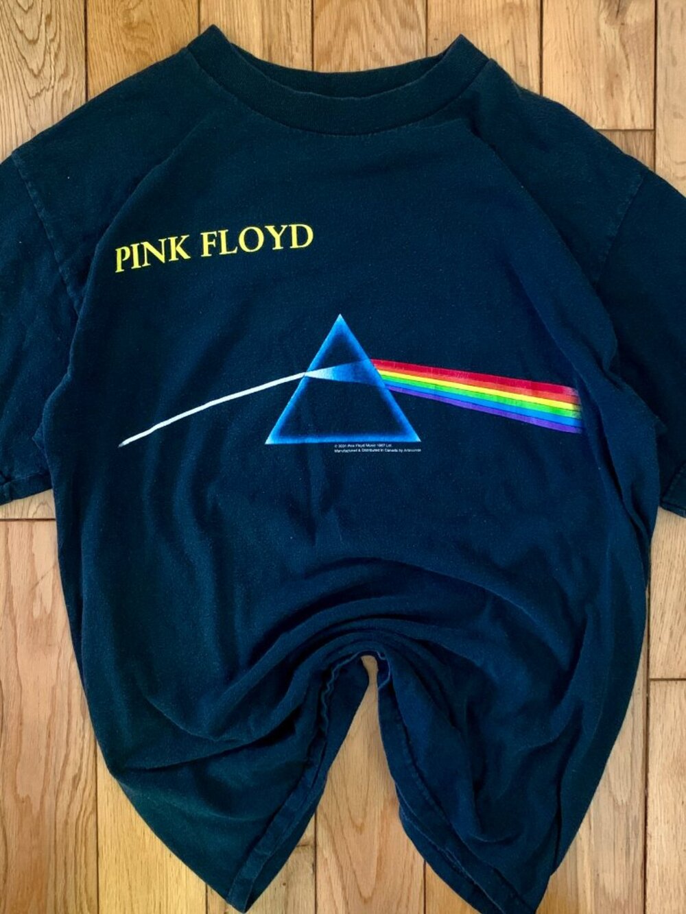 Vtg Y2K Pink Floyd Dark Side Of The Moon Artimonde Shirt Medium 2001